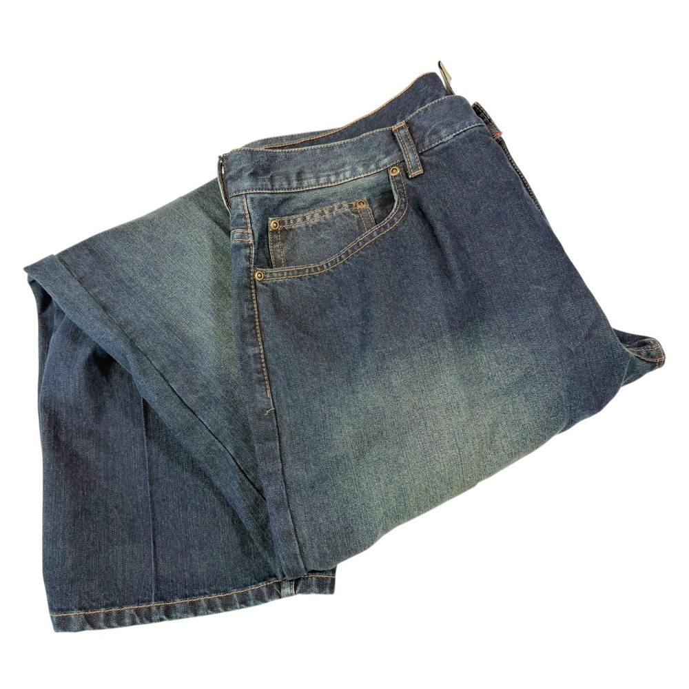 Faded Glory 36x31.5 Blue Denim Jeans Straight Leg Casual Americana Workwear